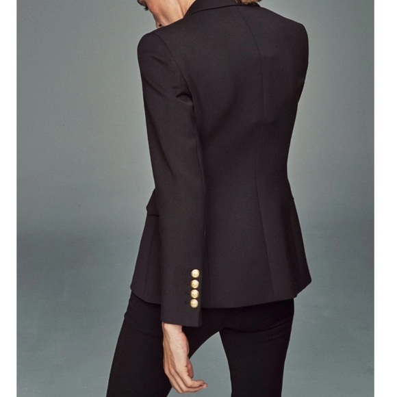 Express - Editor Breasted Novelty Gold
Button Blazer - Picture 3 of 7